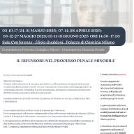 Il Difensore nel Processo Penale Minorile | Corso